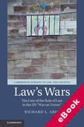 Cover of Law's Wars: The Fate of the Rule of Law in the US 'War on Terror' (eBook)