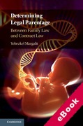 Cover of Determining Legal Parentage: Between Family Law and Contract Law (eBook)