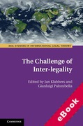 Cover of The Challenge of Inter-legality (eBook)