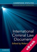 Cover of International Criminal Law Documents (eBook)