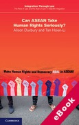 Cover of The Role of Law and the Rule of Law in ASEAN Integration: Can ASEAN Take Human Rights Seriously? (eBook)