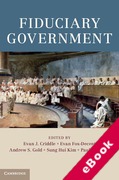 Cover of Fiduciary Government (eBook)