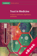 Cover of Trust in Medicine: Its Nature, Justification, Significance, and Decline (eBook)
