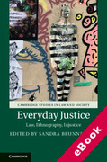 Cover of Everyday Justice: Law, Ethnography, Injustice (eBook)