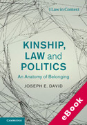Cover of Kinship, Law and Politics: An Anatomy of Belonging (eBook)