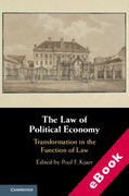 Cover of The Law of Political Economy: Transformation in the Function of Law (eBook)