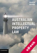 Cover of Australian Intellectual Property Law (eBook)