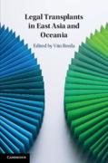 Cover of Legal Transplants in East Asia and Oceania