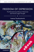 Cover of Freedom of Expression: The Revolutionary Roots of American and French Legal Thought (eBook)