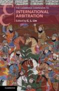 Cover of The Cambridge Companion to International Arbitration