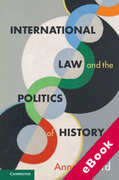 Cover of International Law and the Politics of History (eBook)
