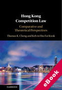 Cover of Hong Kong Competition Law: Comparative and Theoretical Perspectives (eBook)