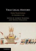 Cover of Thai Legal History: From Traditional to Modern Law
