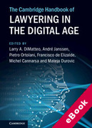 Cover of The Cambridge Handbook of Lawyering in the Digital Age (eBook)