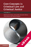 Cover of Core Concepts in Criminal Law and Criminal Justice, Volume II: Criminal Procedure (eBook)