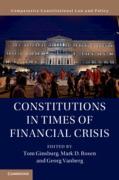 Cover of Constitutions in Times of Financial Crisis
