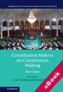 Cover of Constitution Makers on Constitution Making: New Cases (eBook)