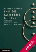Cover of Parker and Evans's Inside Lawyers' Ethics (eBook)