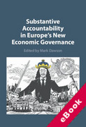 Cover of Substantive Accountability in Europe's New Economic Governance (eBook)