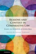 Cover of Reasons and Context in Comparative Law: Essays in Honour of John Bell