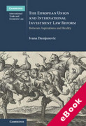 Cover of The European Union and International Investment Law Reform: Between Aspirations and Reality (eBook)