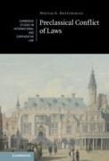 Cover of Preclassical Conflict of Laws