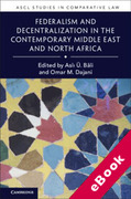Cover of Federalism and Decentralization in the Contemporary Middle East and North Africa (eBook)