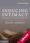 Cover of Inducing Intimacy: Deception, Consent and the Law (eBook)