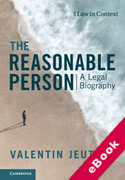 Cover of The Reasonable Person: A Legal Biography (eBook)