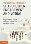 Cover of The Cambridge Handbook of Shareholder Engagement and Voting