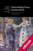 Cover of Demystifying Treaty Interpretation (eBook)