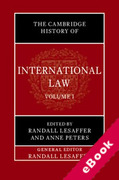 Cover of The Cambridge History of International Law, Volume 1: The Historiography of International Law (eBook)