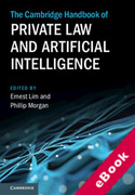 Cover of The Cambridge Handbook of Private Law and Artificial Intelligence (eBook)