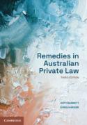 Cover of Remedies in Australian Private Law