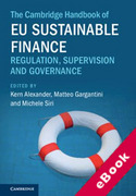 Cover of The Cambridge Handbook of EU Sustainable Finance: Regulation, Supervision and Governance (eBook)