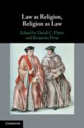 Cover of Law as Religion, Religion as Law