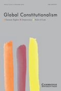 Cover of Global Constitutionalism: Human Rights, Democracy and the Rule of Law - Online