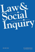Cover of Law and Social Inquiry: Print + Online