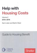 Cover of Help with Housing Costs Volume 2: Guide to Housing Benefit 2018-2019