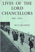 Cover of Lives of  the Lord Chancellors: 1885 to 1940
