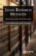 Cover of Legal Research Methods: Principles and Practicalities