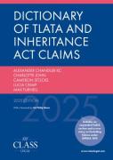 Cover of Dictionary of TLATA and Inheritance Act Claims 2025