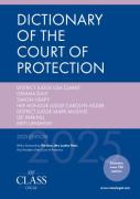 Cover of Dictionary of the Court of Protection 2025