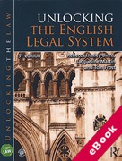 Cover of Unlocking the English Legal System (eBook)