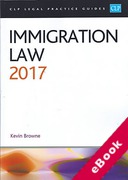 Cover of CLP Legal Practice Guides: Immigration Law 2017 (eBook)
