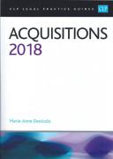 Cover of CLP Legal Practice Guides: Acquisitions 2018