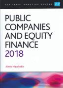 Cover of CLP Legal Practice Guides: Public Companies and Equity Finance 2018