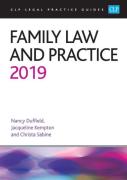 Cover of CLP Legal Practice Guides: Family Law and Practice 2019