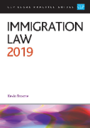Cover of CLP Legal Practice Guides: Immigration Law 2019