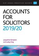 Cover of CLP Legal Practice Guides: Accounts for Solicitors 2019/20